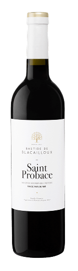Bouteille de vin rouge Saint-Probace, cuvee du domaine Blacailloux