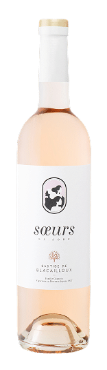 Bouteille de vin rose Soeurs du domaine Blacailloux