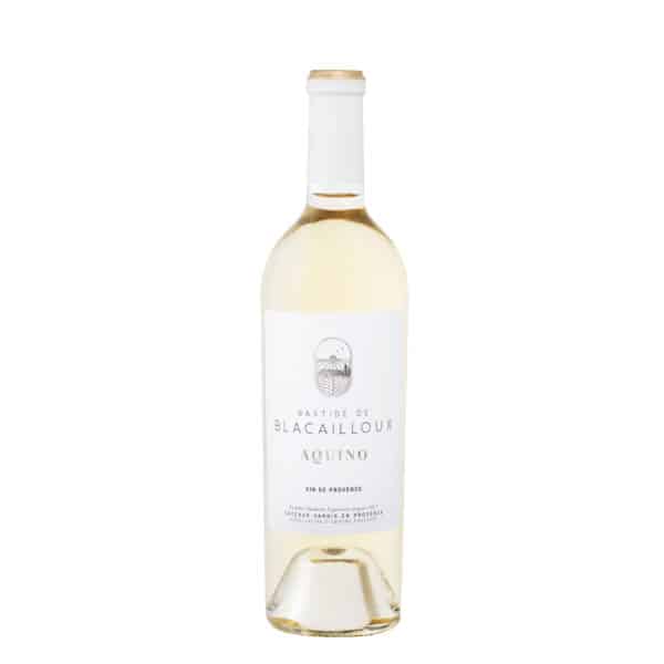 Bouteille de vin blanc Aquino du domaine Blacailloux