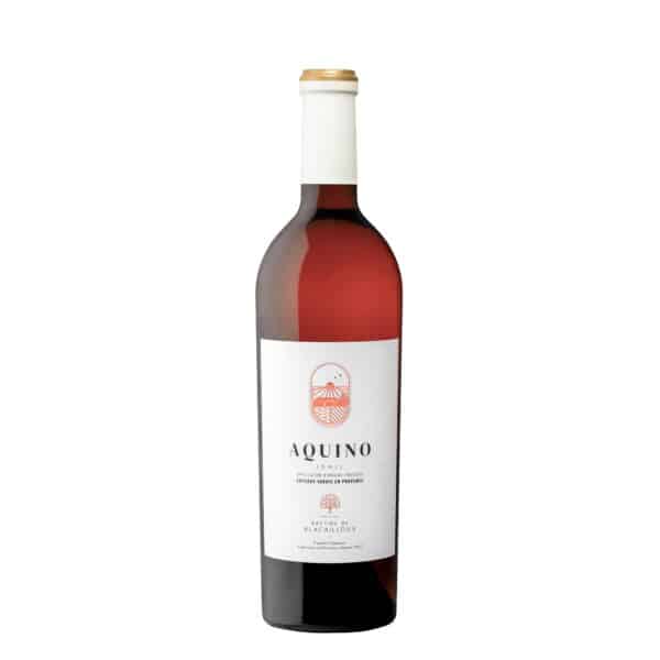 Bouteille de vin rosé Aquino du domaine Blacailloux