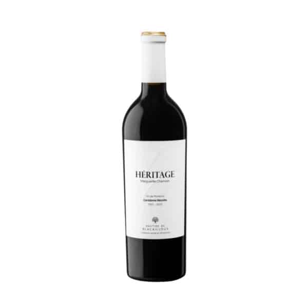 Bouteille de vin rouge Héritage du domaine Blacailloux
