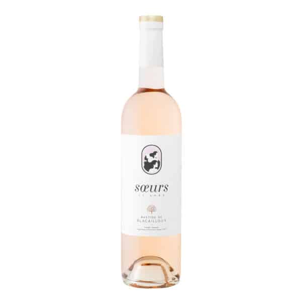 Bouteille de vin rosé Soeurs du domaine Blacailloux